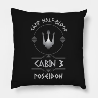 Cabin #3 in Camp Half Blood, Child of Poseidon – Percy Jackson inspired design Pillow