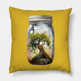 Twisted Tree Jar Pillow