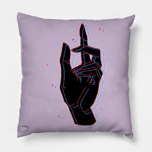 1 Moment Occult Hand in Black Pillow