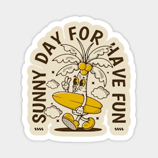 Sunny day for have fun Magnet