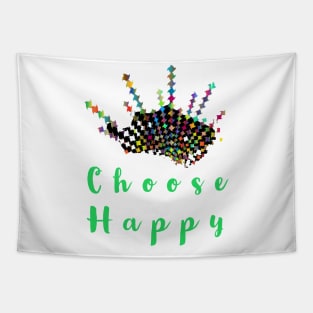 Choose Happy Tapestry