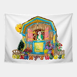 Granny Garbanzo Tapestry