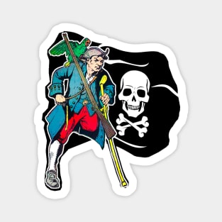 Pirate black flag Magnet