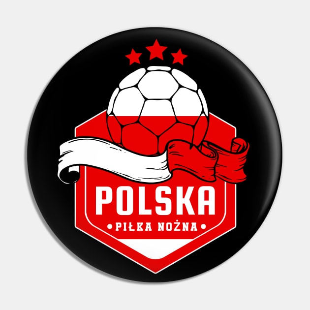 Polska Football Pin by footballomatic