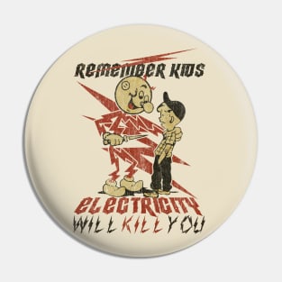 vintage REMEBER KIDS NEW Pin