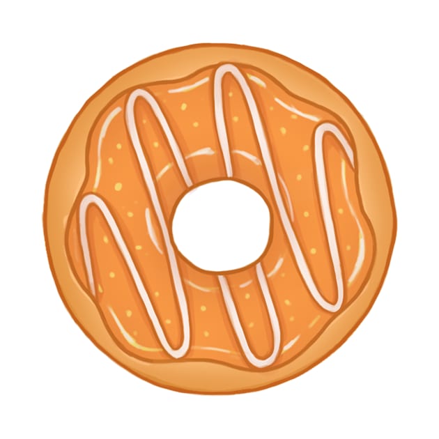 Orange Donut by MidaDesigns1