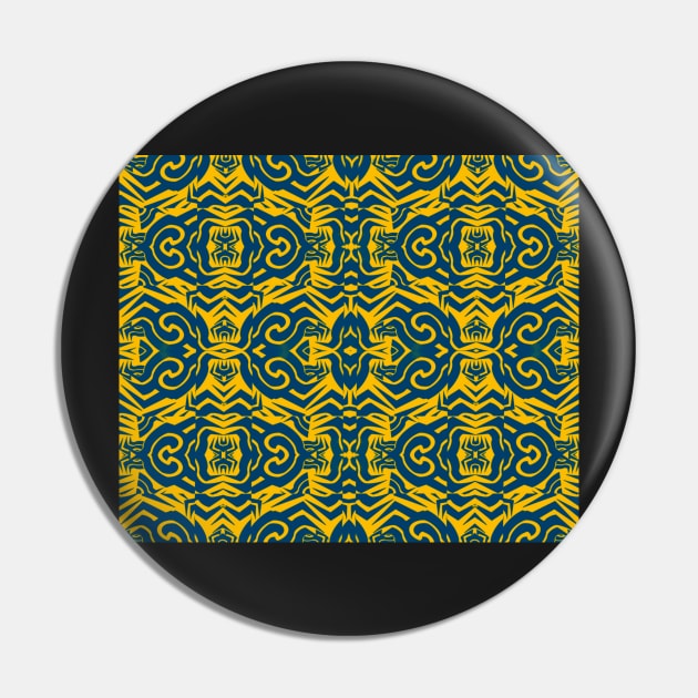 Yellow Greek Pin by Almanzart