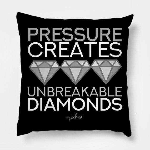 Diamonds Pillow by Pochari