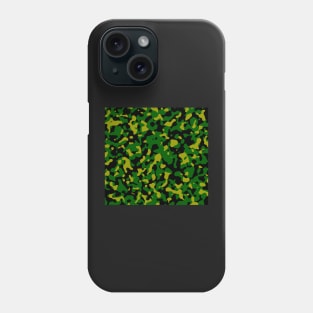 Camouflage green and yellow Phone Case