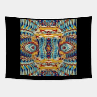 Blue Fire Tapestry