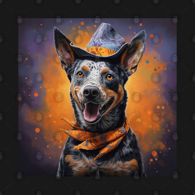 Halloween Australian cattle dog by NatashaCuteShop