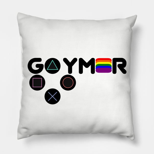 Gaymer: Light Shirt Pillow by MiamiTees305