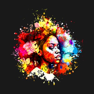 African woman watercolor T-Shirt