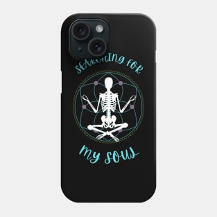 Soul Searching Skeleton Phone Case