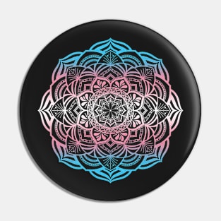 Trans Pride Mandala Pin