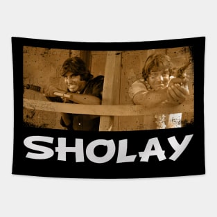 Sholays Where Friendship Met Adventure Tapestry