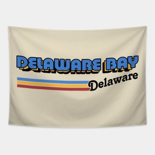 Delaware Bay, Delaware / / Retro Styled Design Tapestry