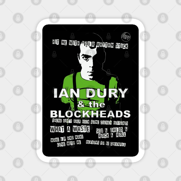 Ian Dury - Hit Me. Magnet by OriginalDarkPoetry