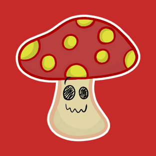 Cute Cartoon Mushroom T-Shirt T-Shirt