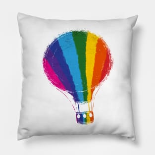 Lgbt pride flag freedom air-balloon love is love Pillow