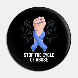 Child Abuse Prevention Awareness Month Blue Ribbon gift idea Pin