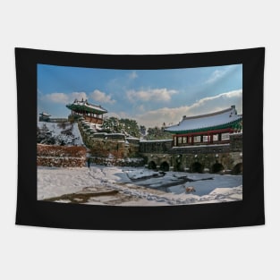 Hwaseong Fortress, Suwon, South Korea. Tapestry