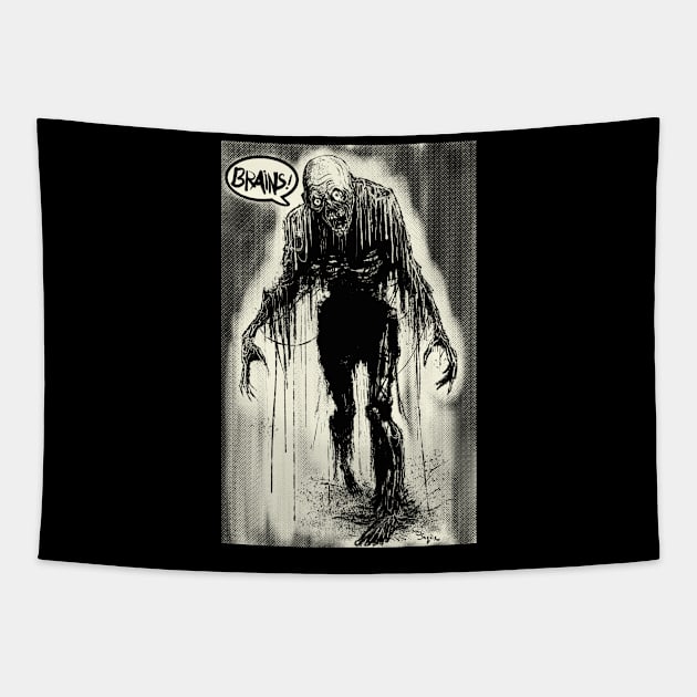 Tarman Hungry Again 2 Tapestry by DougSQ