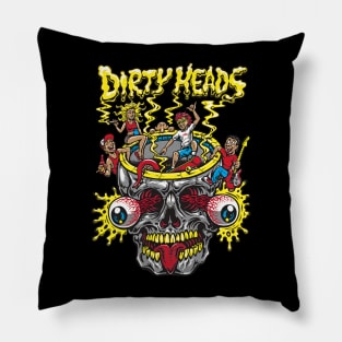 illustration Dirty Heads Band Pillow