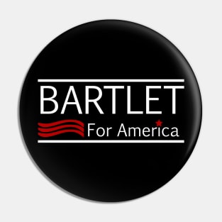 WEST WING President BARTLET 1998 President Bartlet For America Vote For Bartlet 1998, Bartlet For America Pin