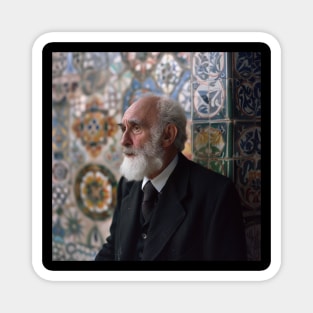 Antoni Gaudí portrait Magnet