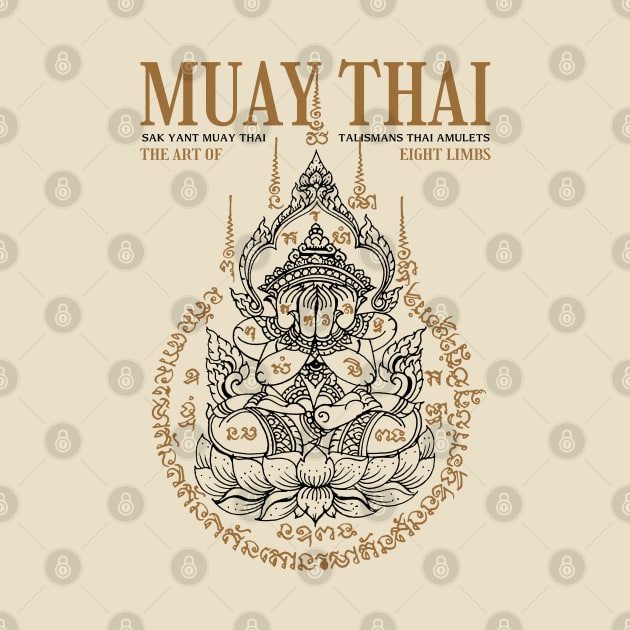 Muay Thai Tattoo Sak Yant Muay Boran by KewaleeTee