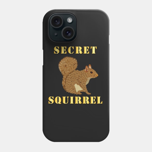 Secret Squirrel w Txt Phone Case by twix123844