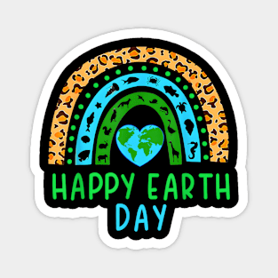 Happy Earth Day 2024, Funny Rainbow Earth Magnet