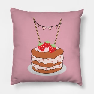 Strawberry Cake Pillow