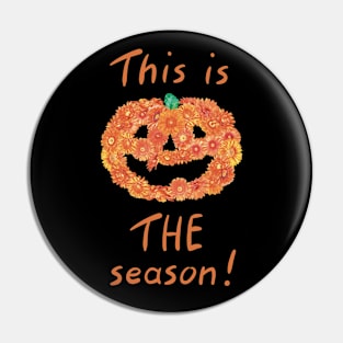 Flower pumpkin season Pin