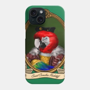 Renaissance Bird - Count Cornelius Radcliff (A Scarlet Macaw) Phone Case