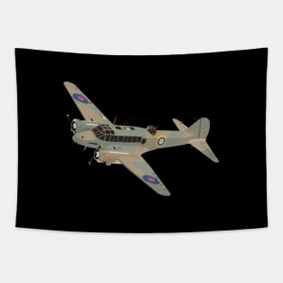 Avro Anson British WW2 Airplane Tapestry