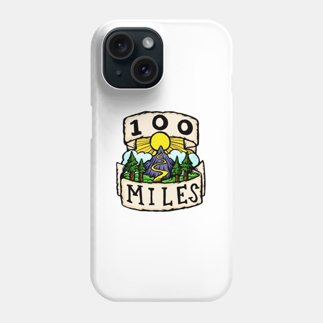 100 Miles Phone Case by bangart