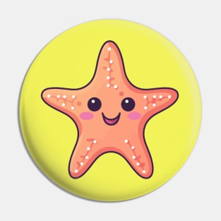 sweet starfish cartoon Pin