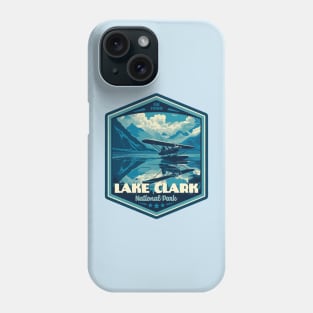 Lake Clark National Park Vintage WPA Style National Parks Art Phone Case