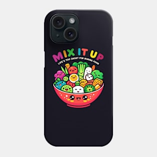 Happy Veggies Salad Bowl - Cute Kawaii Vegetarian Phone Case