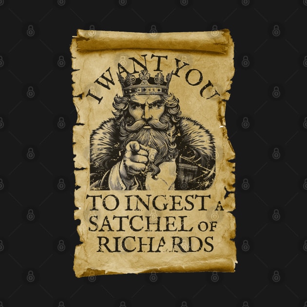 Satchel of Richards Poster by PopCultureShirts