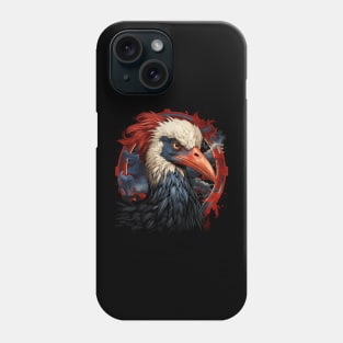 Patriotic Whooping Crane Phone Case