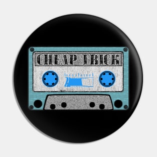 cheap trick blue cassette Pin