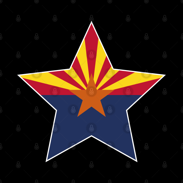 Arizona State Flag Star by Realittle