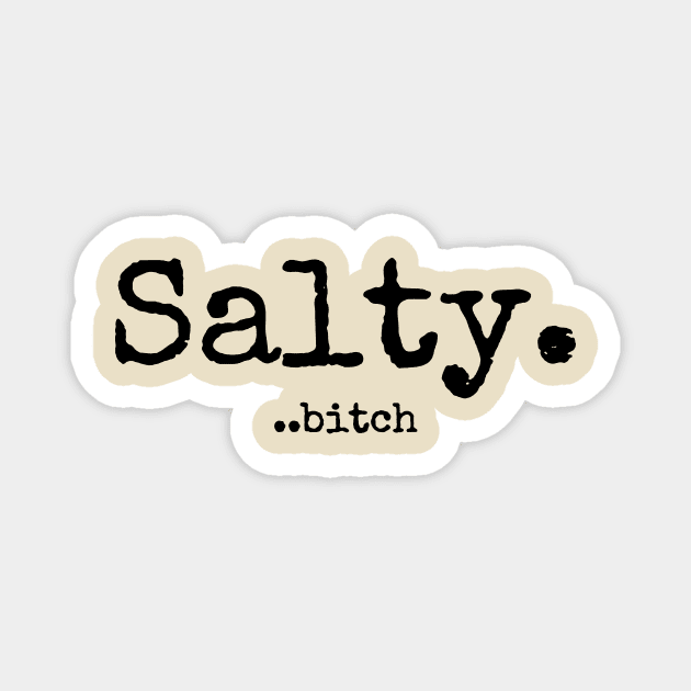 Salty Text Magnet by PANCORE NYOWO BINGUNG