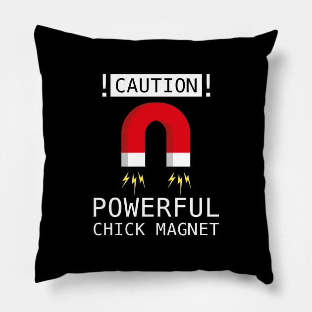 Chick Magnet Pillow by LuckyFoxDesigns