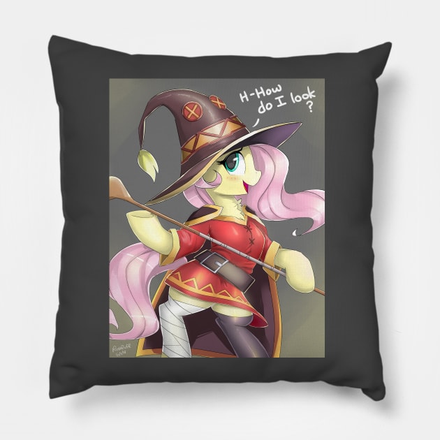 Megumin Fluttershy! Pillow by cerebralvapor