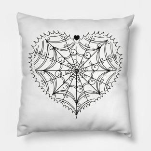 Gothic heart Pillow