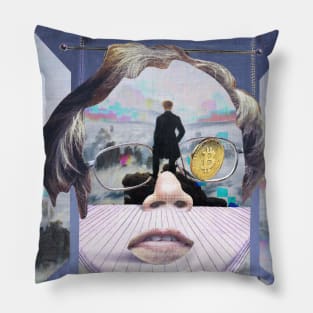 Face of Satoshi #11 Pillow